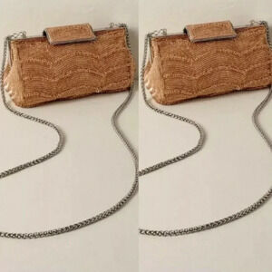 Anthropologie BHLDN Adrianna Papell Nanette Beaded Clutch NWT